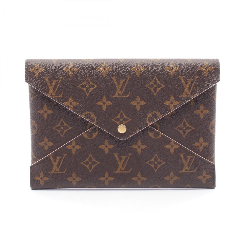 Louis Vuitton Pochette Kirigami Shoulder Bag Clutch Canvas Monogram Brown